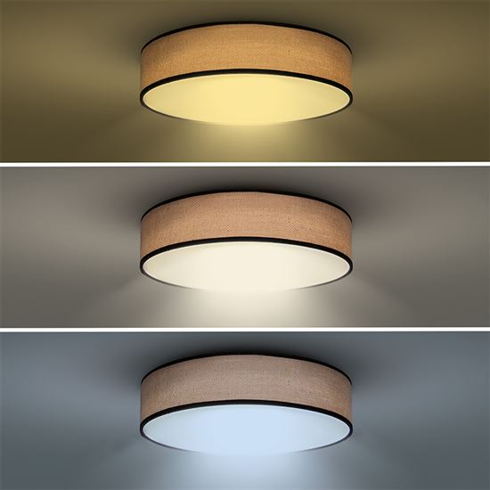 Solight LED osvětlení s dálkovým ovladačem Brownie, 60W, 4200lm, 50cm, změna chromatičnosti, stmívatelné
