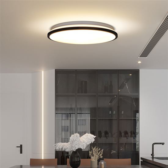 Solight LED osvětlení s dálkovým ovladačem Jamil, 48W, 3360lm, 40cm, změna chromatičnosti, stmívatelné