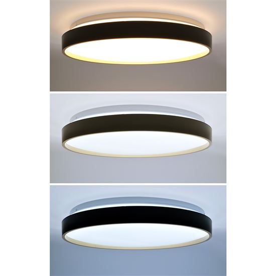 Solight LED osvětlení s dálkovým ovladačem Cala, 48W, 3360lm, 38cm, změna chromatičnosti, stmívatelné