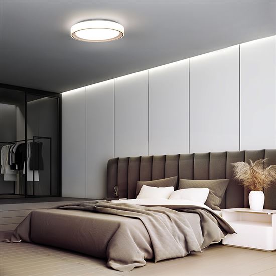 Solight LED osvětlení s dálkovým ovladačem Floco, 30W + 6W RGB, 2100lm, 40cm, změna chromatičnosti, stmívatelné