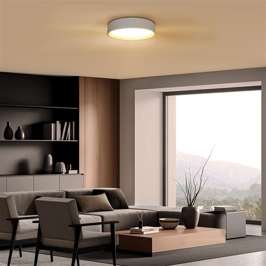 Solight LED osvětlení s dálkovým ovladačem Larios White, 48W, 3360lm, 39cm, změna chromatičnosti, stmívatelné