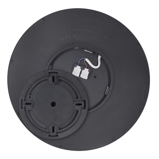 Solight LED osvětlení s dálkovým ovladačem Estela Black, 36W, 2700lm, 30cm, změna chromatičnosti, stmívatelné
