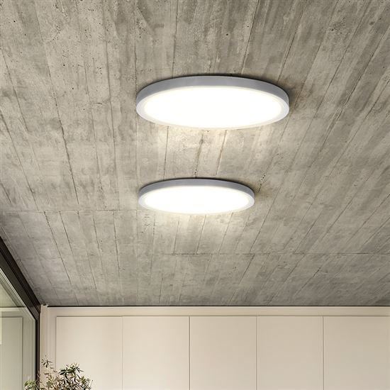 Solight LED osvětlení s dálkovým ovladačem Estela White, 36W, 2700lm, 30cm, změna chromatičnosti, stmívatelné
