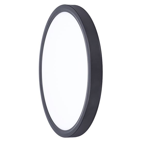 Solight LED osvětlení s dálkovým ovladačem Estela Black, 60W, 4500lm, 50cm, změna chromatičnosti, stmívatelné