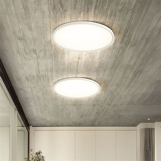 Solight LED osvětlení s dálkovým ovladačem Estela White, 50W, 5400lm,  60cm, URG<19, závěsné i přisazené