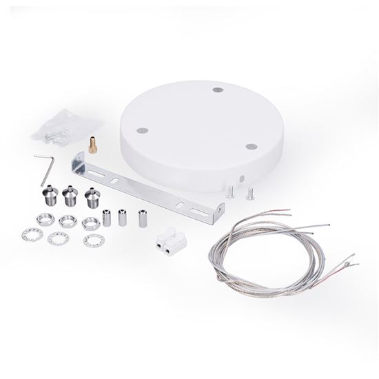 Solight LED osvětlení s dálkovým ovladačem Estela White, 50W, 5400lm,  60cm, URG<19, závěsné i přisazené