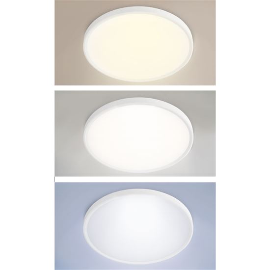 Solight LED osvětlení s dálkovým ovladačem Estela White, 50W, 5400lm,  60cm, URG<19, závěsné i přisazené