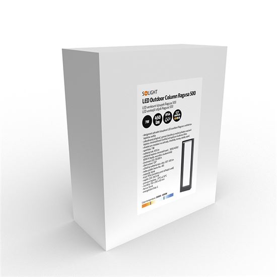 Solight LED venkovní nástěnné osvětlení Crotone, 7W, 450lm, 3000K, náklopné