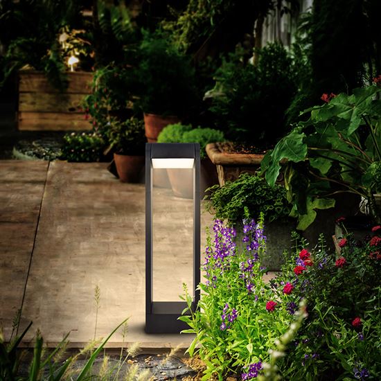Solight LED venkovní sloupek Crotone 500, 7W, 450lm, 3000K, náklopný
