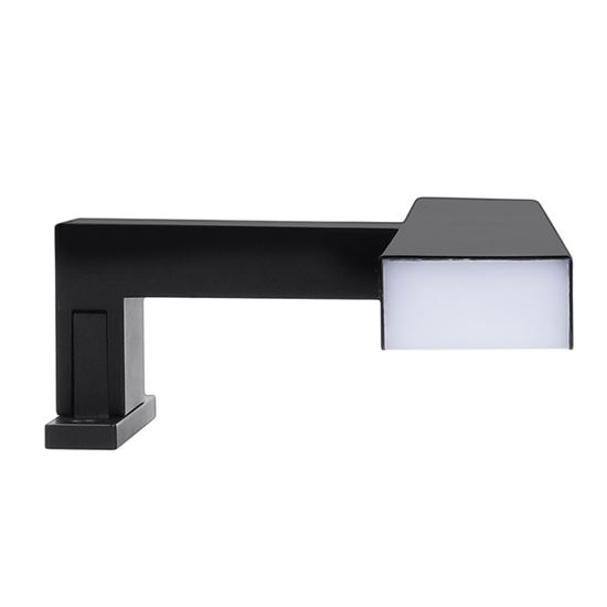 Solight LED koupelnové osvětlení nad zrcadlo 3v1, 7W, 455lm, 4000K, IP44, 40cm, černá