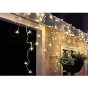 Solight LED vánoční závěs, rampouchy, 360 LED, 9m x 0,7m, přívod 6m, venkovní, teplé bílé světlo