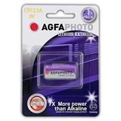 AgfaPhoto lithiová foto baterie CR123A, blistr 1ks