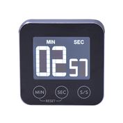 Solight digitální kuchyňská minutka, odpočítání nebo přičítání času, hliník, černá barva, magnet pro přichycení