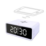 Solight digitální hodiny s Qi bezdrátovou nabíječkou