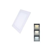 Solight LED mini panel CCT, podhledový, 6W, 450lm, 3000K, 4000K, 6000K, čtvercový