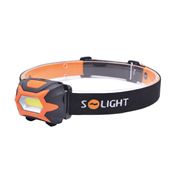 Solight LED čelová svítilna, 3W COB, 3x AAA