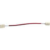 Solight propojovací kabel pro LED pásy, 8mm zacvakávací konektor na obou stranách, 1ks, sáček