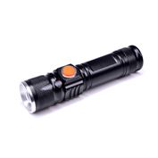 Solight LED nabíjecí kapesní svítilna, 200lm, 3W, zoom, Li-Ion