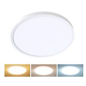 Solight LED stropní osvětlení kulaté, 48W,  4800lm, 3CCT, UGR<19, 60cm, 3 roky záruka, bílá barva