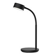 Solight LED stolní lampička, 4,5W, 300lm, 3CCT, černá, podstavec