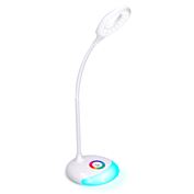 Solight LED stolní lampička nabíjecí, 5W, RGB podsvícení, stmívatelná, USB napájení