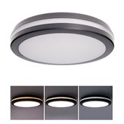 Solight LED osvětlení Gari, 26W, 2340lm, 3CCT, IP65, 30cm, černá