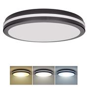 Solight LED osvětlení Gari, 44W, 3960lm, 3CCT, IP65, 40cm, černá
