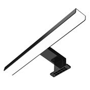 Solight LED koupelnové osvětlení nad zrcadlo 3v1, 7W, 455lm, 4000K, IP44, 40cm, černá