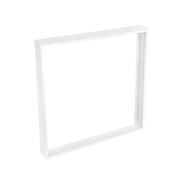 Solight hliníkový bílý rám pro instalace 595x595mm LED panelů na stropy a zdi, výška 68mm