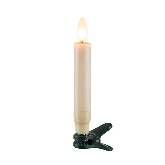 Solight sada LED svíček na vánoční stromek, 10x svíčka, dálkové ovládání, časovač, 1xAAA