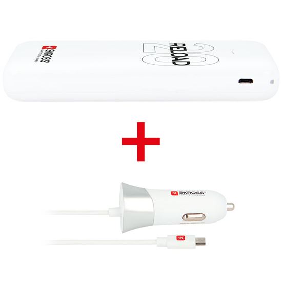 SKROSS promo akce powerbank Reload 20 + USB Car Charger zdarma