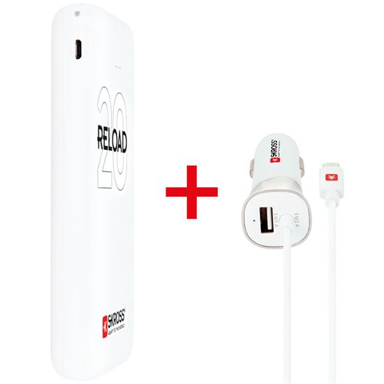 SKROSS promo akce powerbank Reload 20 + USB Car Charger zdarma