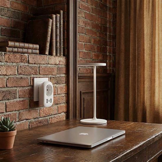 Solight cestovní adaptér s USB A+C 20W PD do Velké Británie, typ G