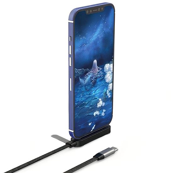 Solight USB-C 240W kabel s integrovaným stojánkem