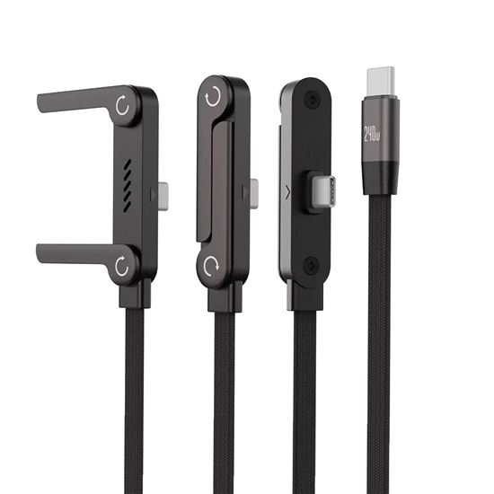 Solight USB-C 240W kabel s integrovaným stojánkem