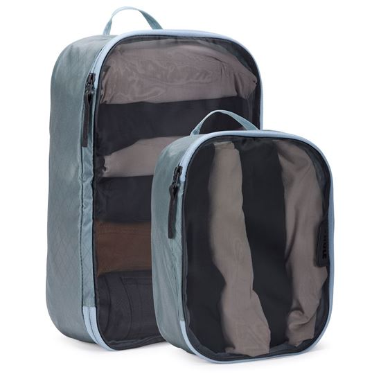 Thule Packing cube sada 1 střední a 1 malý organizér TPCS204 - Pond Gray