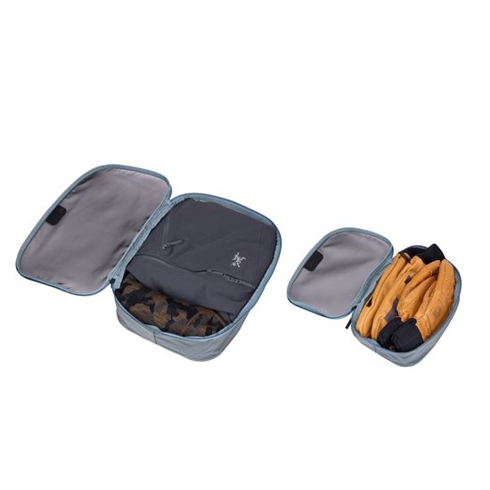 Thule Packing cube sada 1 střední a 1 malý organizér TPCS204 - Pond Gray