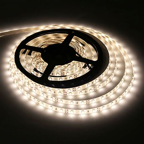 Solight LED světelný pás, 5m, sada s 12V adaptérem, 4,8W/m, IP20, neutrální bílá