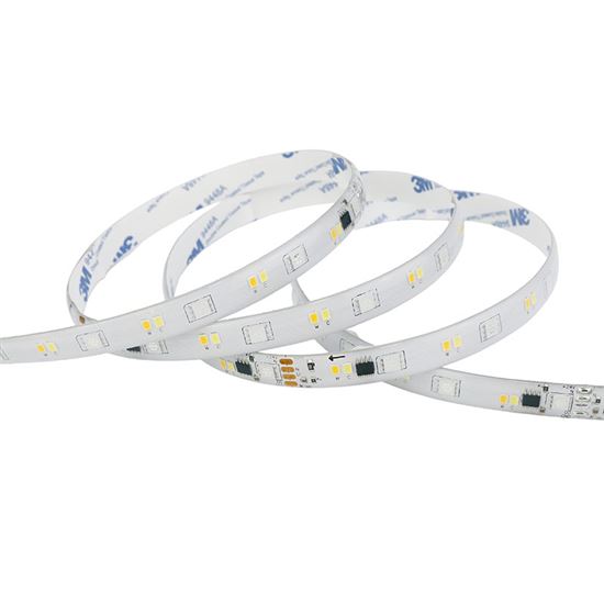 Solight LED světelný pás, RGB + 3CCT, 5m, sada s 24V adaptérem a dálk. ovladačem, 5W/m, IP65