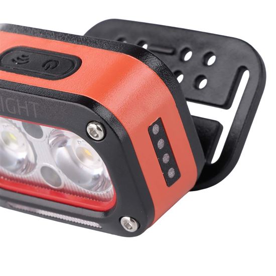 Solight LED čelová nabíjecí svítilna, 250lm, teplé+studené světlo, Li-Ion