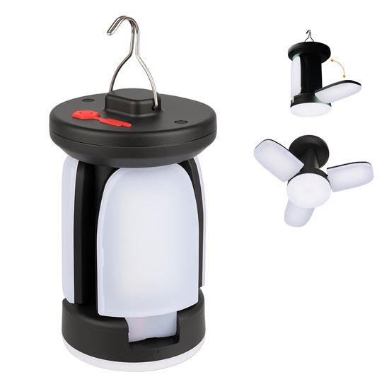 Solight LED nabíjecí kempingová lucerna, 400lm, Li-Ion, teplá bílá