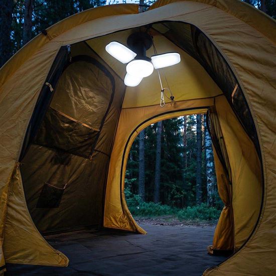 Solight LED nabíjecí kempingová lucerna, 400lm, Li-Ion, teplá bílá