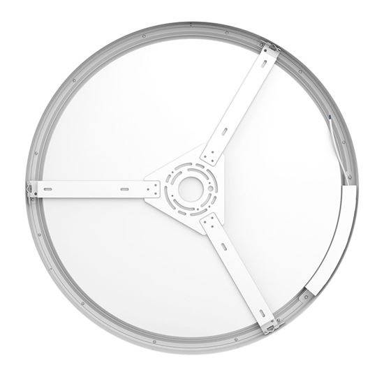 Solight LED stropní osvětlení kulaté, 48W,  4800lm, 3CCT, UGR<19, 60cm, 3 roky záruka, bílá barva