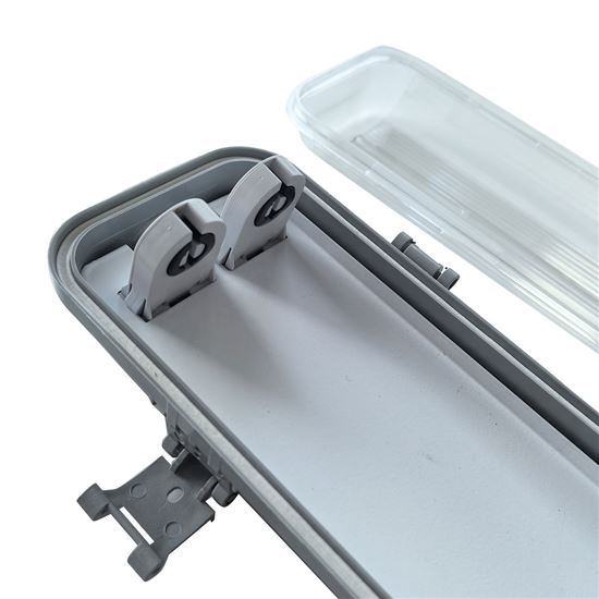 Solight stropní osvětlení prachotěsné, G13, pro 2x 120cm LED trubice, IP65, 127cm