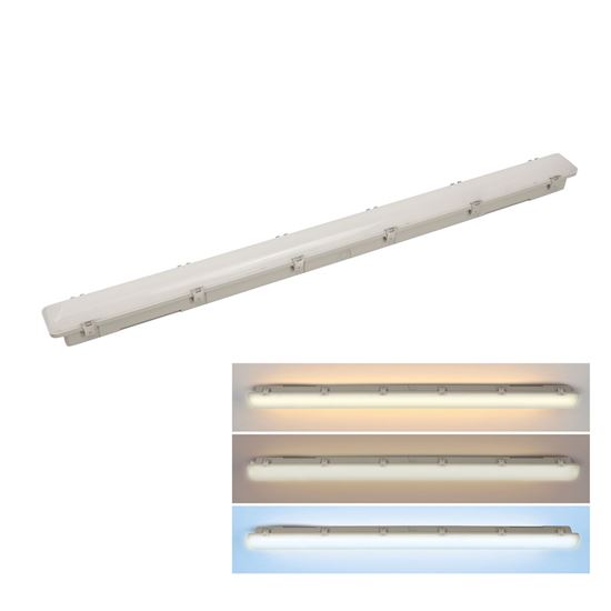 Solight LED osvětlení  prachotěsné, IP65, 40W, 4800lm, 3CCT - volitelná chromatičnost, 120cm, Lifud