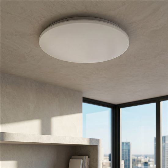 Solight LED stropní světlo Plain, 3CCT, 24W, 1920lm, IP44, kulaté, 38cm