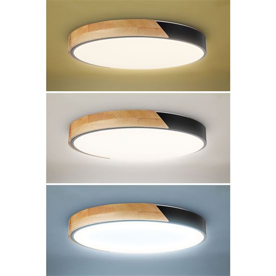 Solight LED osvětlení s dálkový ovladačem Polia, 46W, 3220lm, 40cm, změna chromatičnosti, stmívatelné