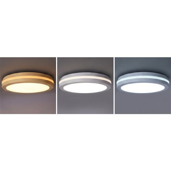 Solight LED osvětlení Gari, 26W, 2340lm, 3CCT, IP65, 30cm, bílá