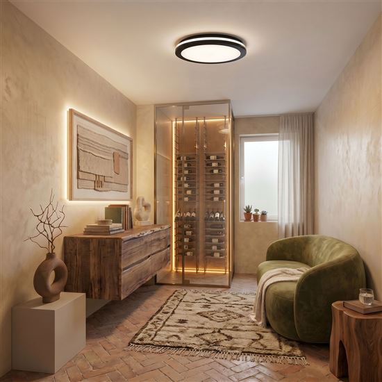 Solight LED osvětlení Gari, 44W, 3960lm, 3CCT, IP65, 40cm, černá