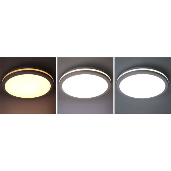 Solight LED osvětlení Gari, 44W, 3960lm, 3CCT, IP65, 40cm, bílá